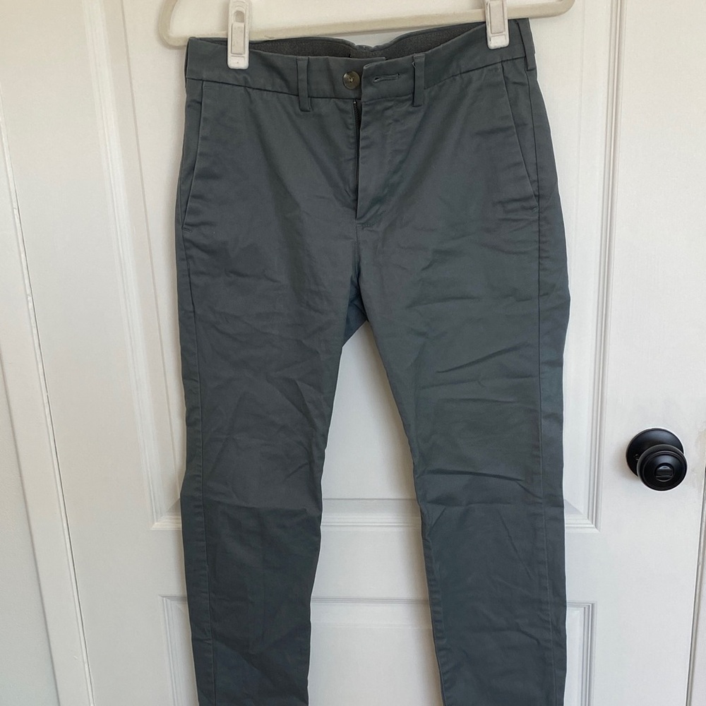 Express Men's Gray Slim Chino Pants